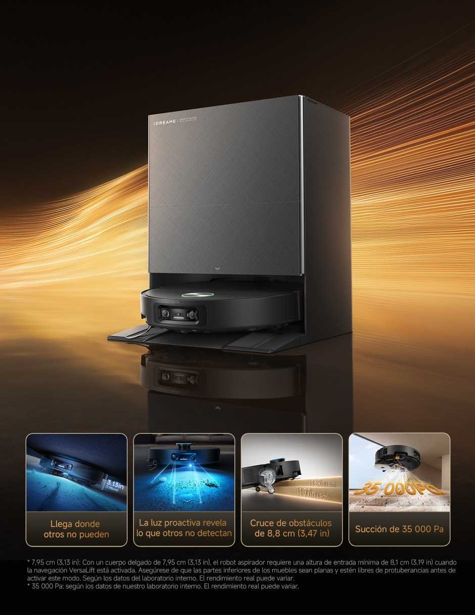 Aspiradora robot Dreame X60 Ultra RLX92DE
